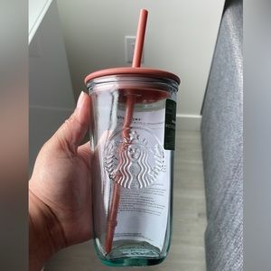 Starbucks glass tumbler